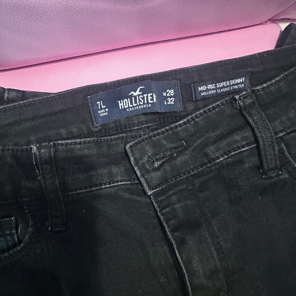 Hollister Black Stretch Skinny Jeans